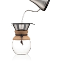 Bodum kafijas vārīšanas iekārta ar pastāvīgu filtru, 1 l korķa plīts Bodum kafijas vārīšanas iekārta ar pastāvīgu filtru, 1 l korķa plīts
