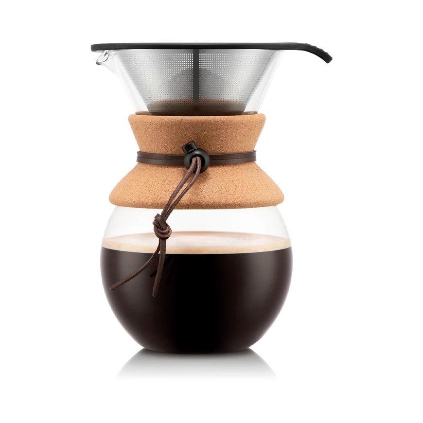 Bodum coffee maker with permanent filter, 1 L cork stove – 5