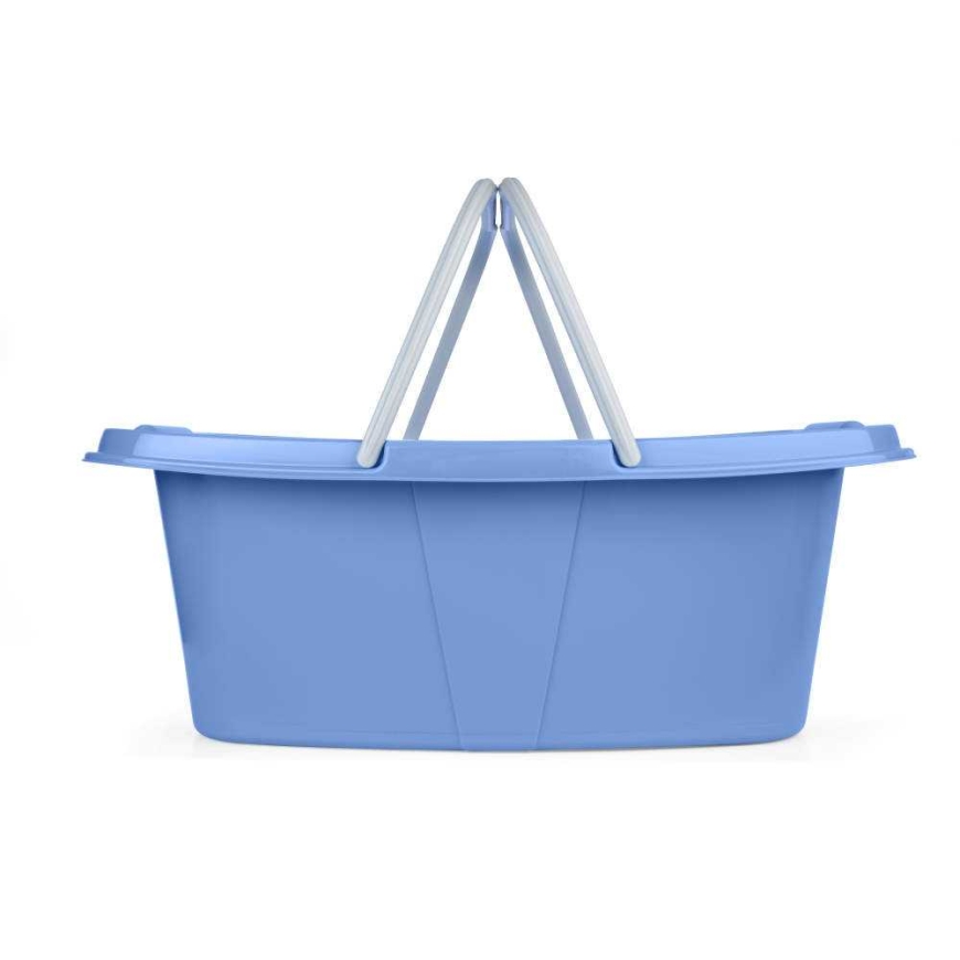 Beldray LA030450CRNFPEU7 Set Of Two Laundry Baskets, White/Blue – 2