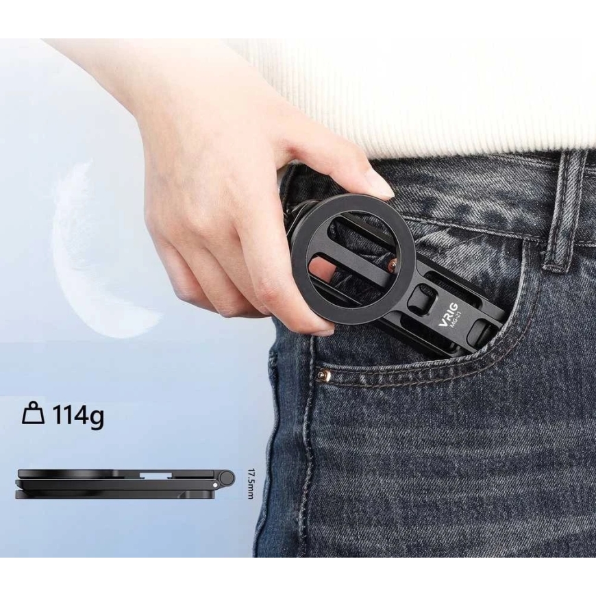 Mitoya Stand - VRIG MG-21 Mini MagSafe Aluminum Foldable 21cm for iPhone – 4