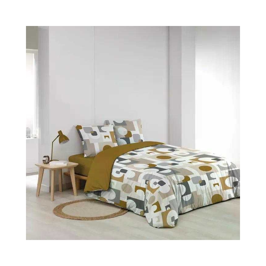 Esprit-patjanpeiteasetelma GEOMELO 240x220cm, 63x63cm