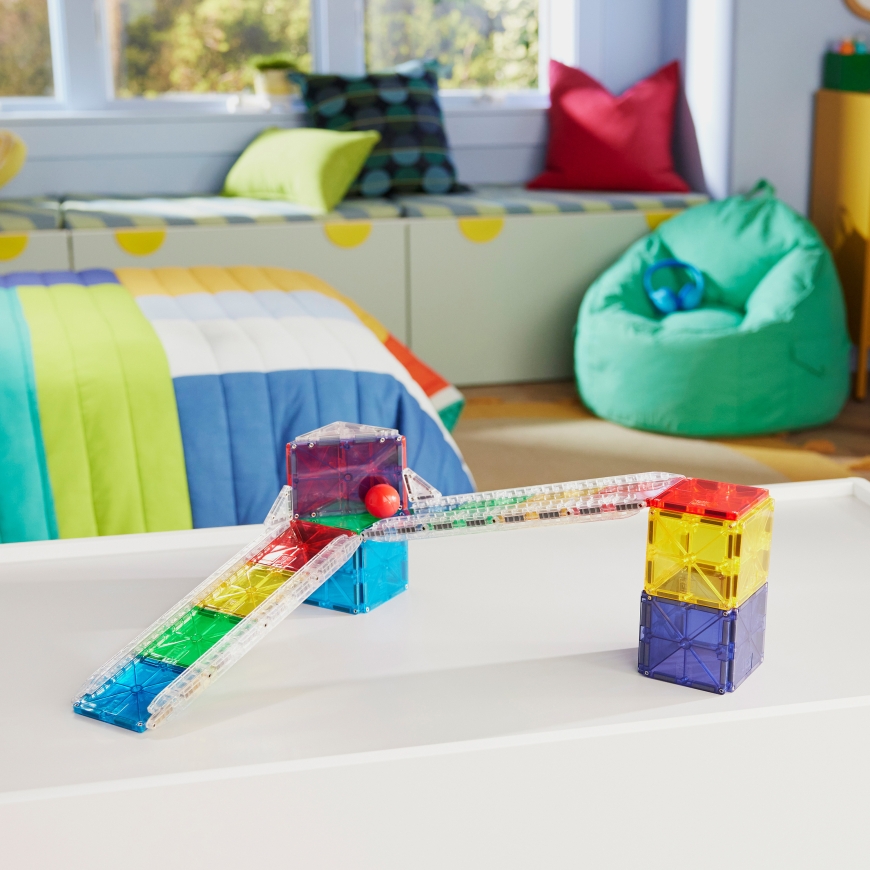 MAGNA-TILES Rail Racers Rail Pack magneettirakennussarja, 8 osaa – 3