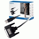 LogiLink USB / D-SUB 25 Adapter Cable, 1.8m 1,8 m D-sub (DB-25) Musta LogiLink USB / D-SUB 25 Adapter Cable, 1.8m 1,8 m D-sub (DB-25) Musta