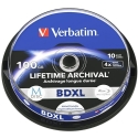 Verbatim M-Disc BD-XL disks 100GB 4X drukājams tintes iespiestam 10 gab. 43850 Verbatim M-Disc BD-XL disks 100GB 4X drukājams tintes iespiestam 10 gab. 43850