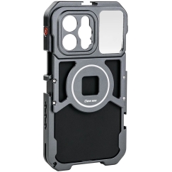 Telefono Dėklas - VRIG iPhone 14 Pro Max Aliuminis su Hot Shoe System ir Veidrodžiu
