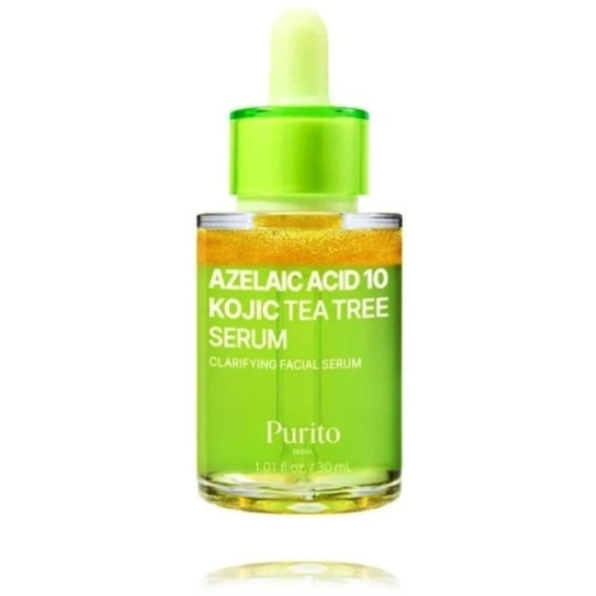 Purito Azelaic Acid 10 Kojic Tea Tree Serum veido serumas, 30 ml