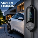 Qoltec Mobiilne laadija elektri- ja hübriidautodele 2-in-1 regulaatoriga Tüüp2 | 3.5kW | 230V | SCHUKO 16A | LED | 5m Qoltec Mobiilne laadija elektri- ja hübriidautodele 2-in-1 regulaatoriga Tüüp2 | 3.5kW | 230V | SCHUKO 16A | LED | 5m