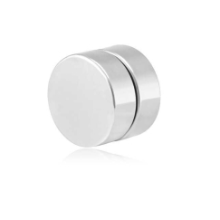 Troli Plieninis magnetinis viengubas auskaras 2in1 (akmuo, mini sagė) VSE6018S-PET