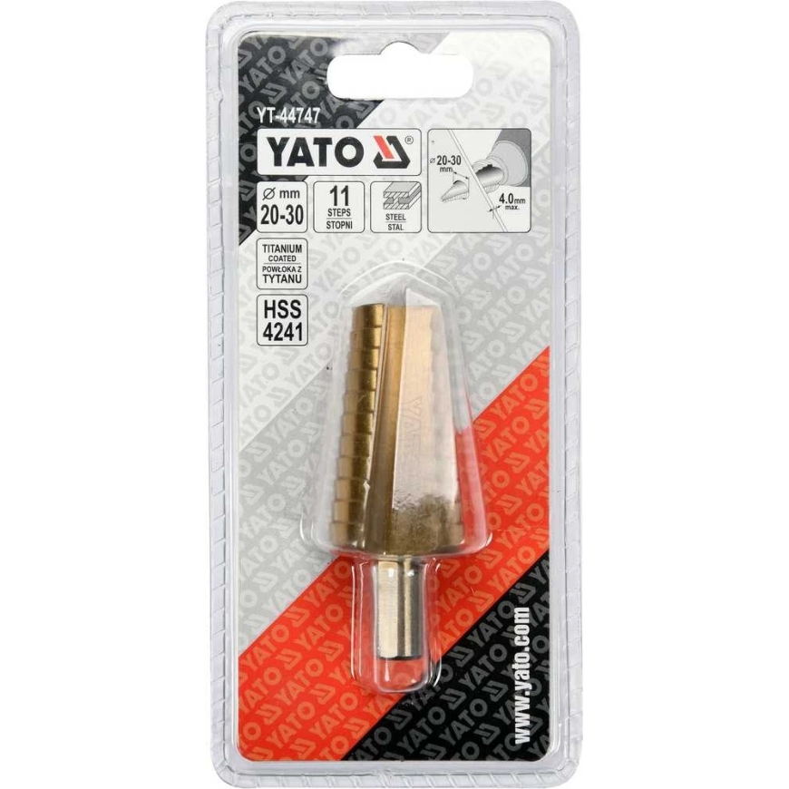 YATO Step Drill 20-30mm – 5