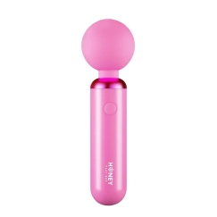 Honey Play Box, Pomi Wand, Kliteraalne wand vibraator, 10 vibratsioonirežiimi, USB laaditav, Silikoon+ABS, 17.60 × 4.70 × 4.70 c
