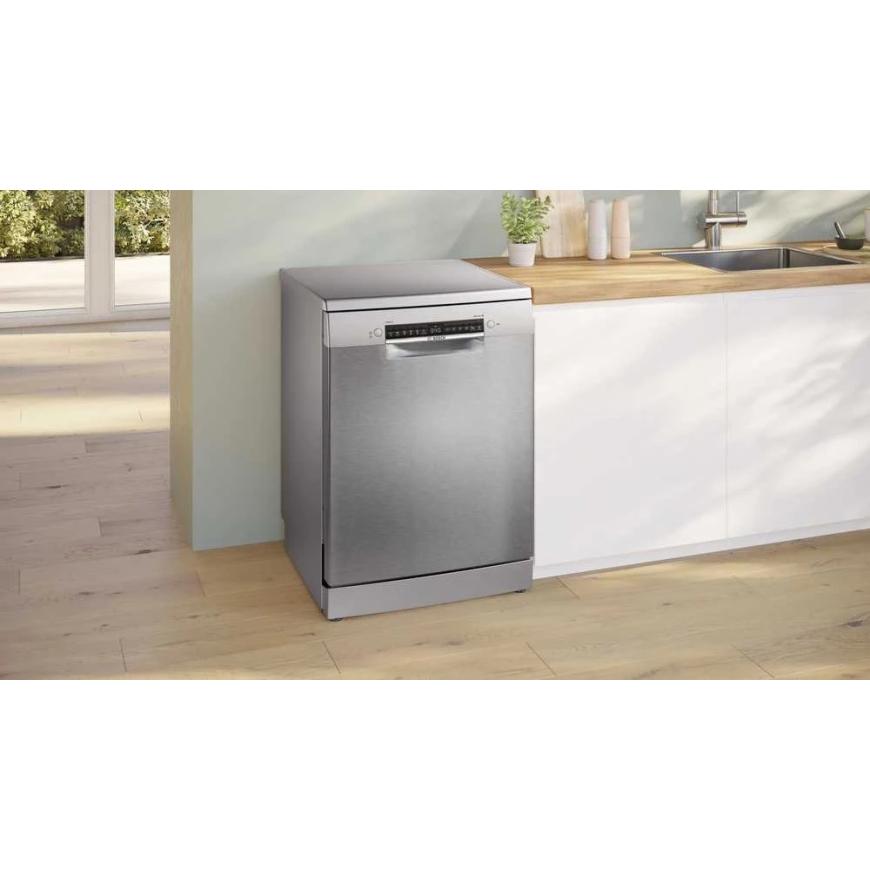 Bosch SMS4HVI14E Series 4, Freestanding Dishwasher, 60 cm, Brushed Steel with Fingerprint Protection – 2