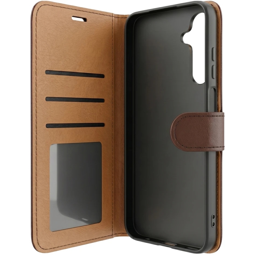 TFO Telforceone "Smart Luxe" leather case for "Xiaomi Redmi Note 15 5G", brown – 4