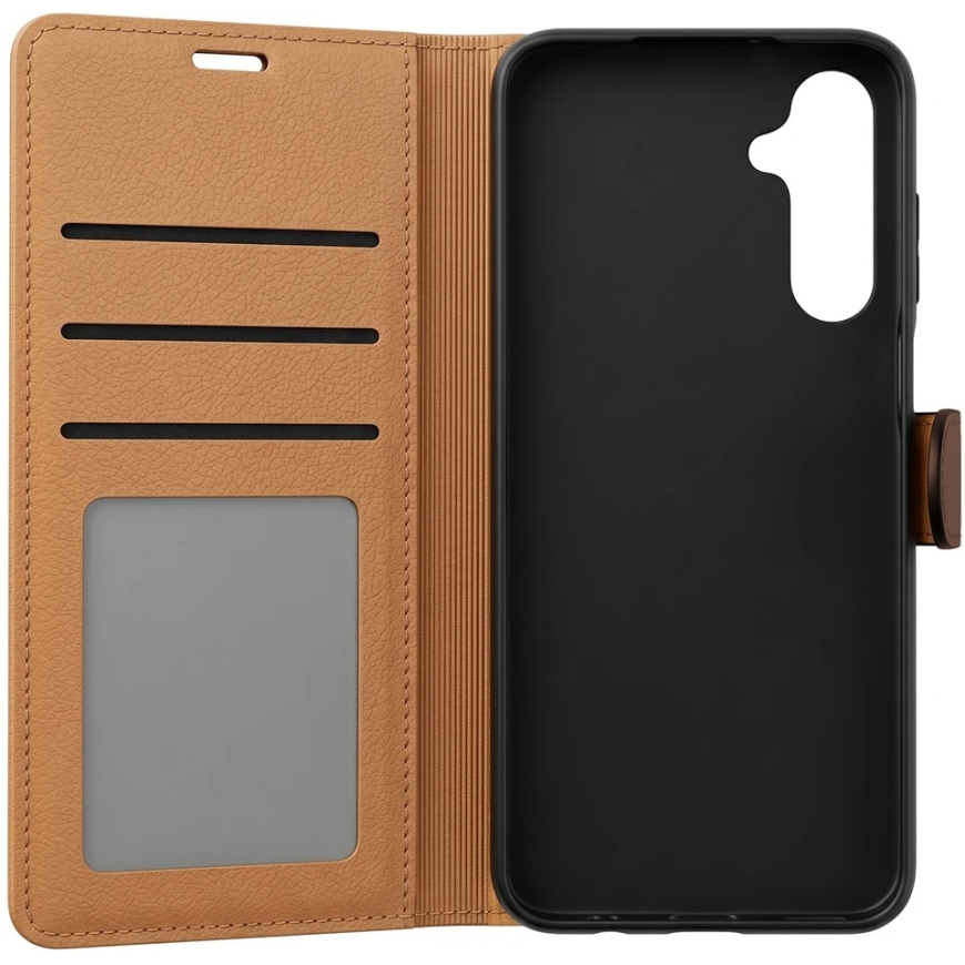 TFO Telforceone "Smart Luxe" nahkakuori "Xiaomi Redmi Note 15 5G":lle, ruskea – 5