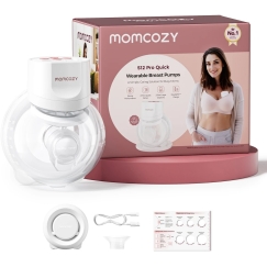 Momcozy S12 PRO+ Elektriskā krūts sūknis Baltā