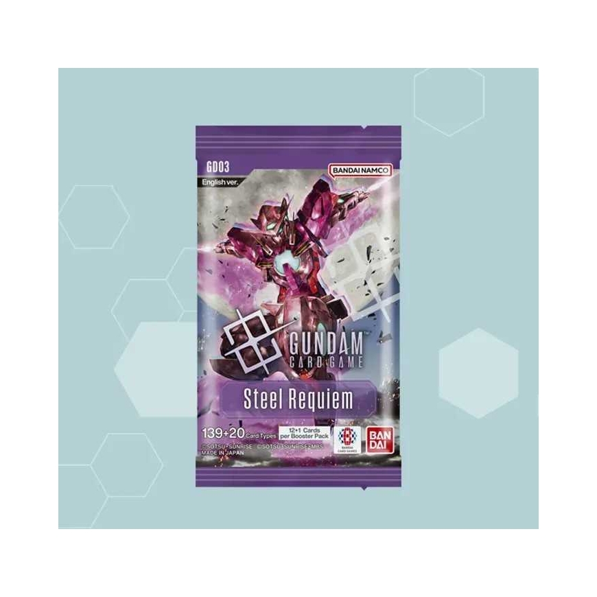 Bandai Tcg Gundam Card Game - Steel Requiem Booster GD03