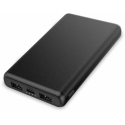 Contact Power Bank 10000mAh 10W + USB-A USB-C Kabeļa Melns Contact Power Bank 10000mAh 10W + USB-A USB-C Kabeļa Melns