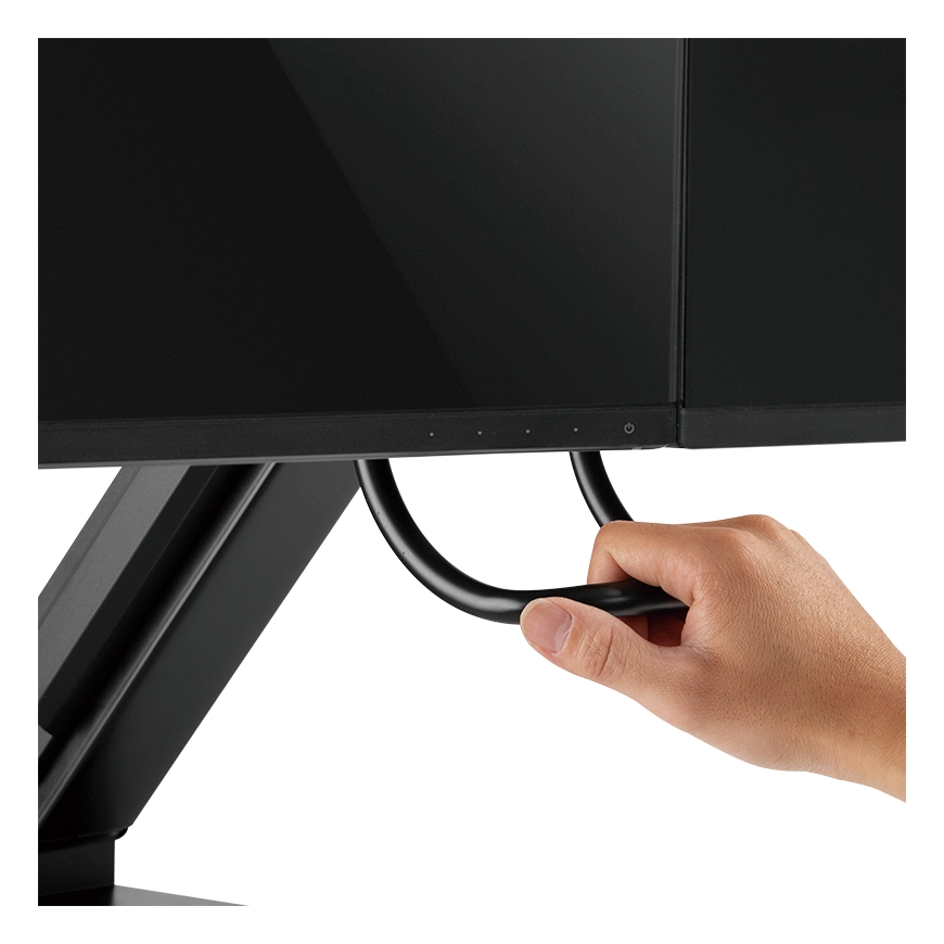 LogiLink BP0102 monitor mount / stand 68.6 cm (27") Desk Black – 3