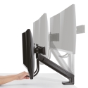 LogiLink BP0102 monitora stiprinājums un statīvs 68,6 cm (27") Galds Melns