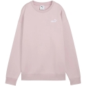 Puma Women's ESS Small No. 1 Logo Relaxed Crew Sweatshirt Pink 633268 49 (XL)