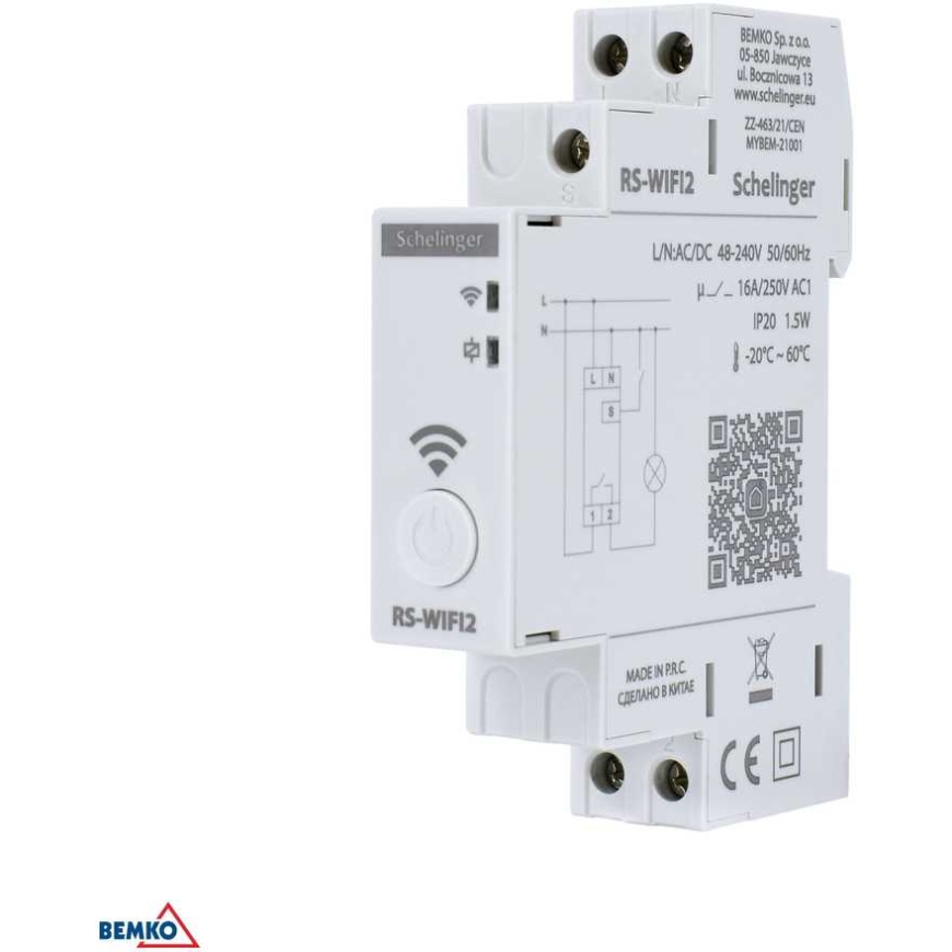 Schelinger Astronomiskais WIFI Laika slēdzis Viena kanāla 48-240V AC/DC – 2