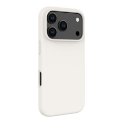 Apple iPhone 18 Pro Premium Magsafe Soft Touch Silicone Case Silver