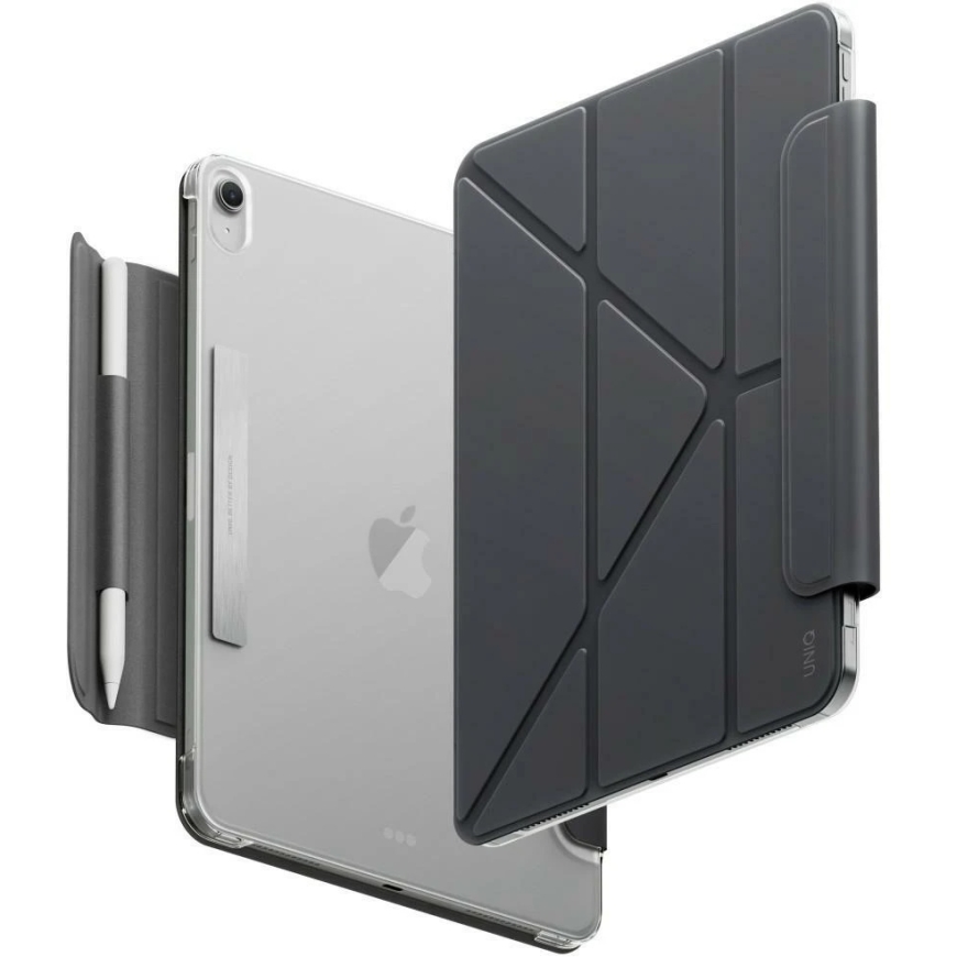 Dėklas UNIQ Camden Lite, skirtas iPad 11″ A16 (2025) / iPad 10.9″ 10 gen. (2022), pilkas