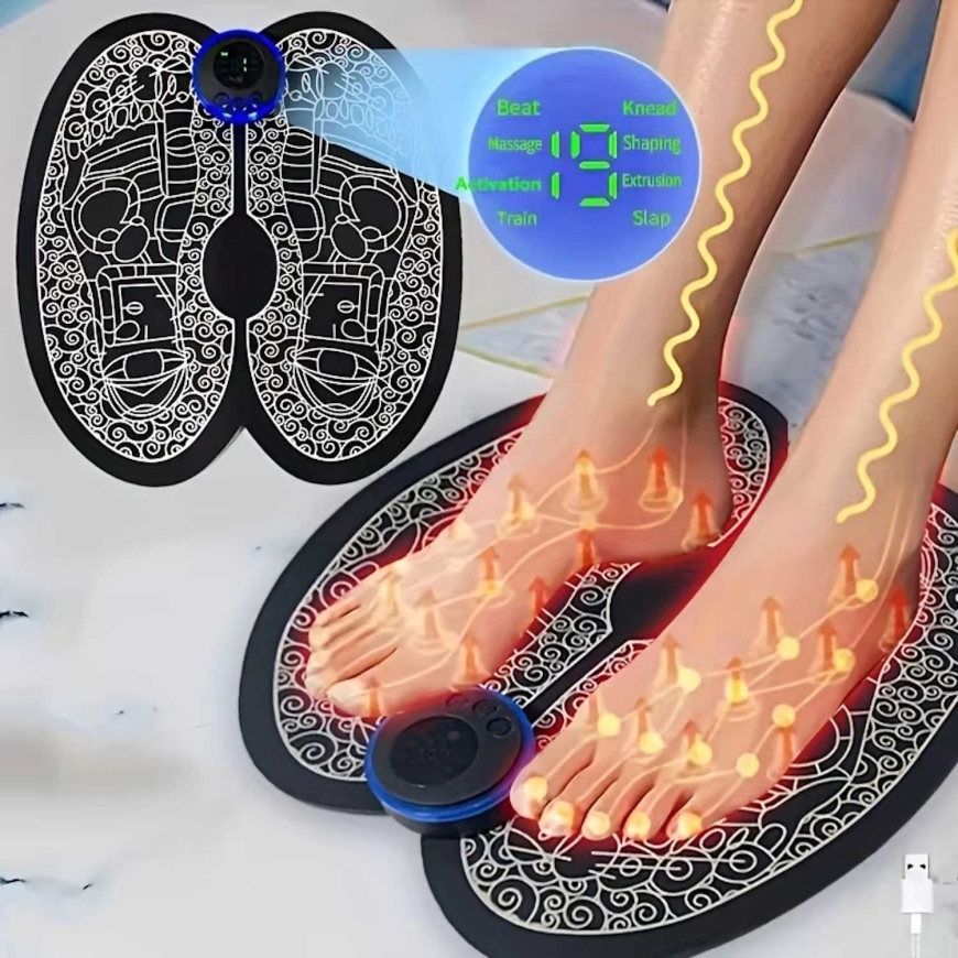 Riff Massage Foot Pad With Pulse Therapy with remote control (28,5x27