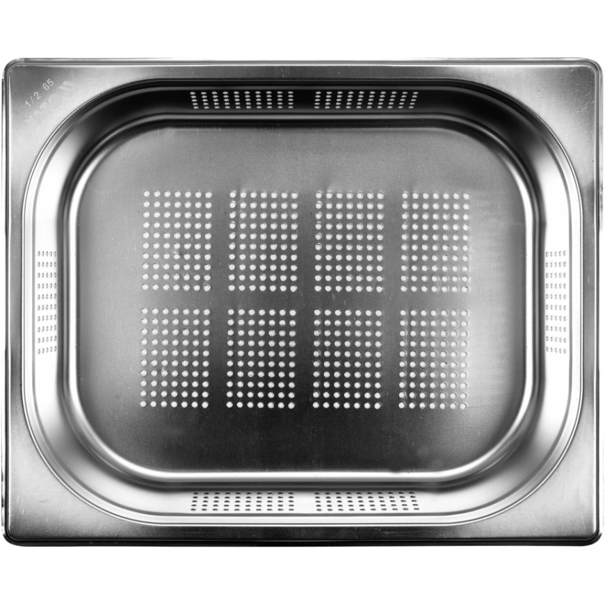 Yato Toya Sa Poland Perforēts gastronomiskais trauks GN 1/2 | 325 × 265 × 65 mm | Nerūsējošais tērauds | 3,5 l (YG-00355) – 4