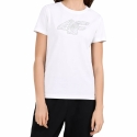 Men's T-shirt 4F F3309 white 4FWMM00TTSHF3309 10S (S) Men's T-shirt 4F F3309 white 4FWMM00TTSHF3309 10S (S)