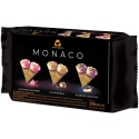 MONACO edible ice cream in a waffle cone with three flavors, 6 servings, 360 g, 624 ml MONACO edible ice cream in a waffle cone with three flavors, 6 servings, 360 g, 624 ml