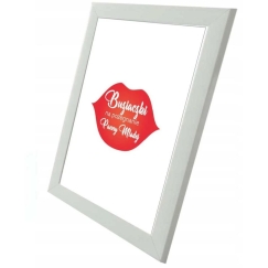 PropaGanda Proginis white poster "Kisses for the Bride's Farewell" in frame.