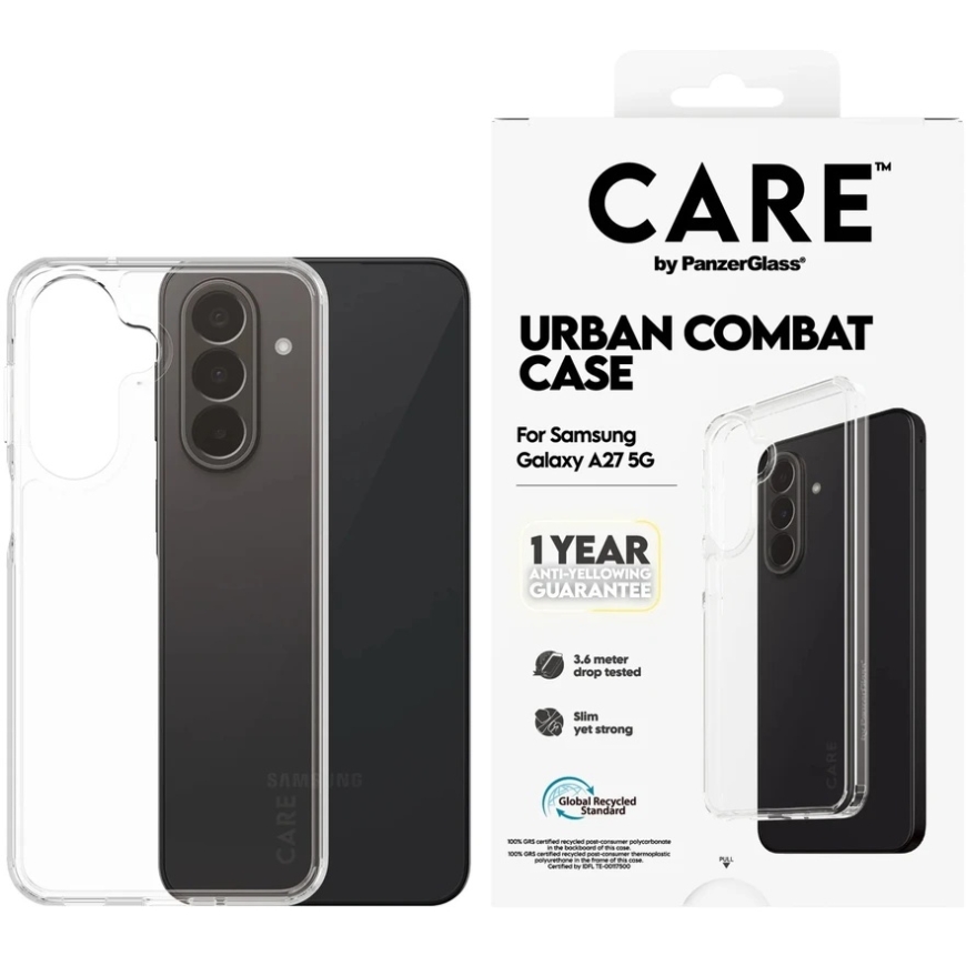 Panzer Glass CARE by PanzerGlass Urban Combat korpus Samsung Galaxy A27 (5G) jaoks – läbipaistev