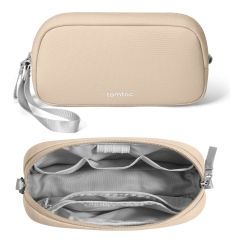 tomtoc Light-T12 Essential Tech Organizer tarvikekott, beež