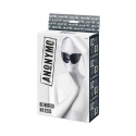 Toyfa Anonymo mask, PU leather, black, 26.5 cm Toyfa Anonymo mask, PU leather, black, 26.5 cm