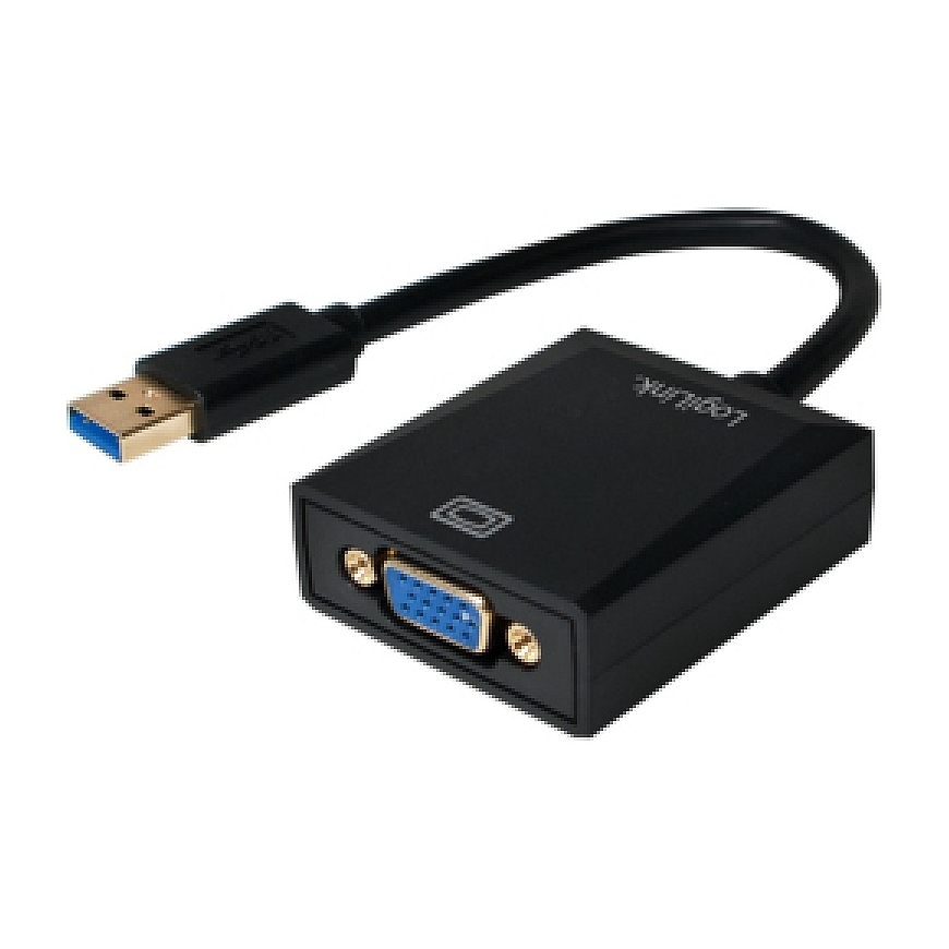 LogiLink UA0231 USB графический адаптер 1920 x 1080 пикселей Черный