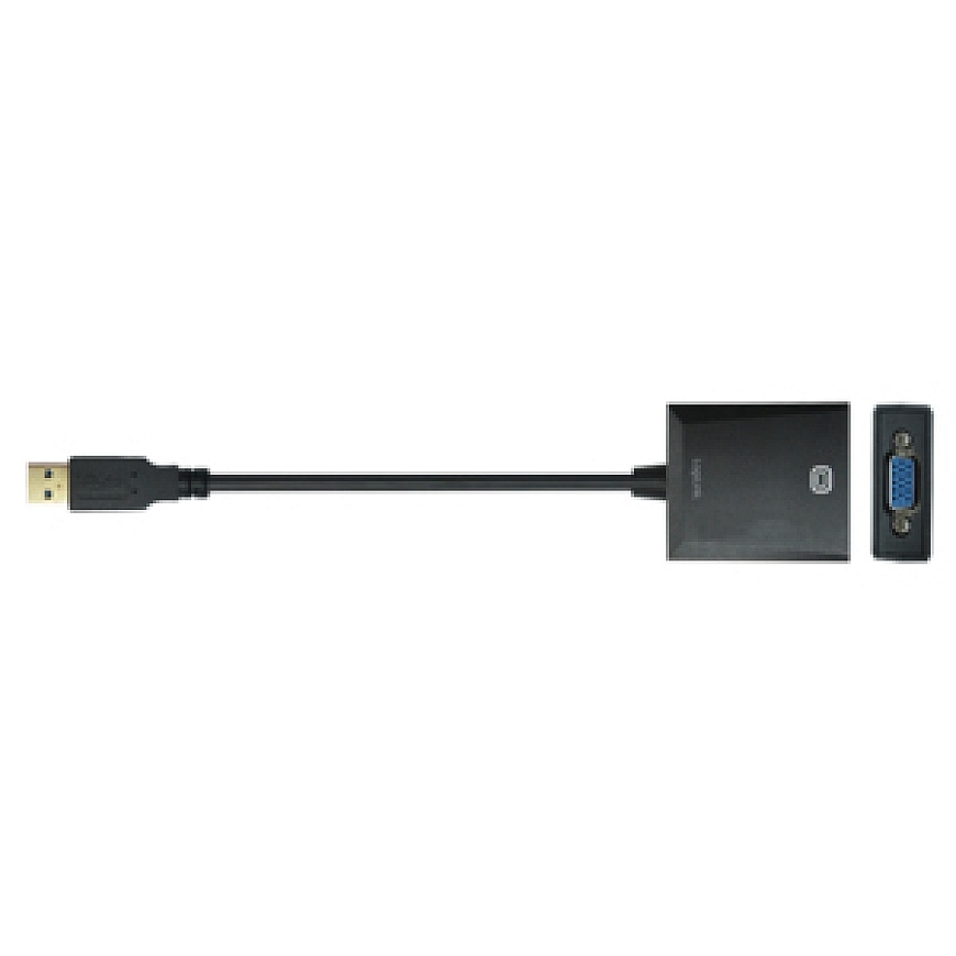 LogiLink UA0231 USB ekrano adapteris 1920 x 1080 pikseliai Juoda – 2