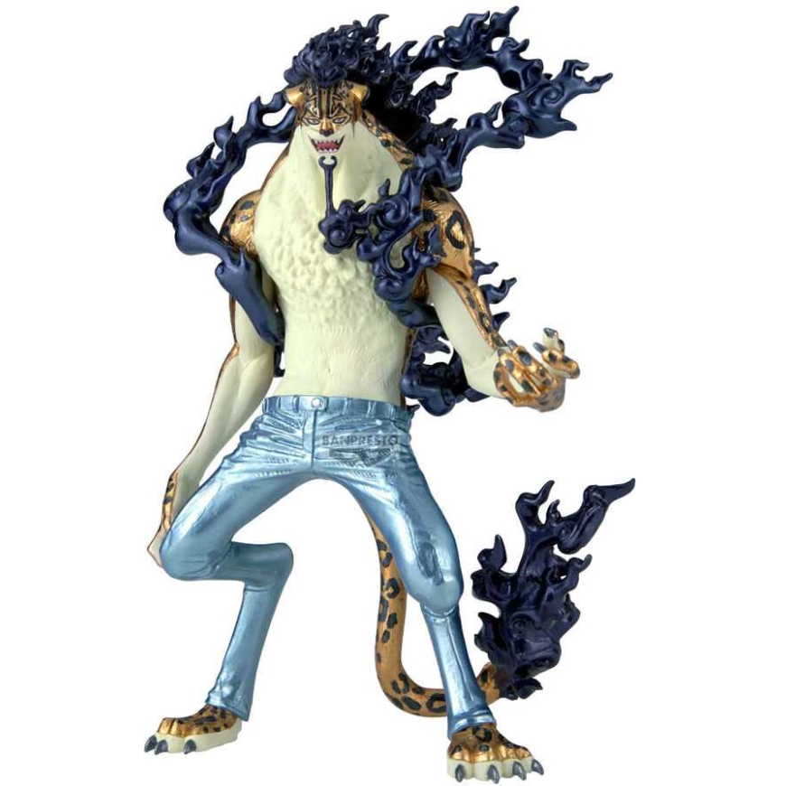 Banpresto One Piece Rob Lucci Taiteilijan kuningas -figuuri 13 cm