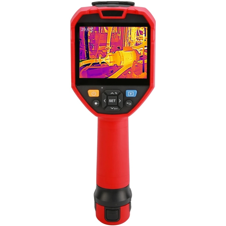 Professionaalne termovizioonikaamera, 256x192, -20-550°C, 56°×42.2°, 25Hz, 3.5' IPS puutekaamera, 5MP, P54, Wi-Fi live, 32GB Mic