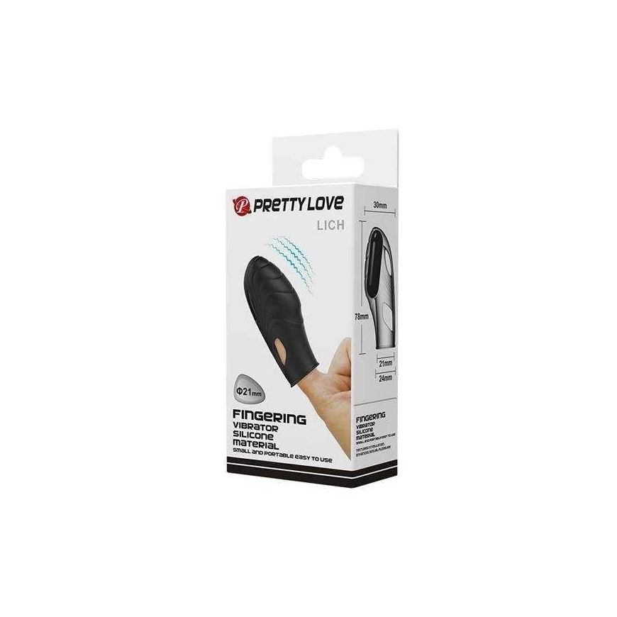 LYBAILE Pretty Love Lich Finger Vibrator Black