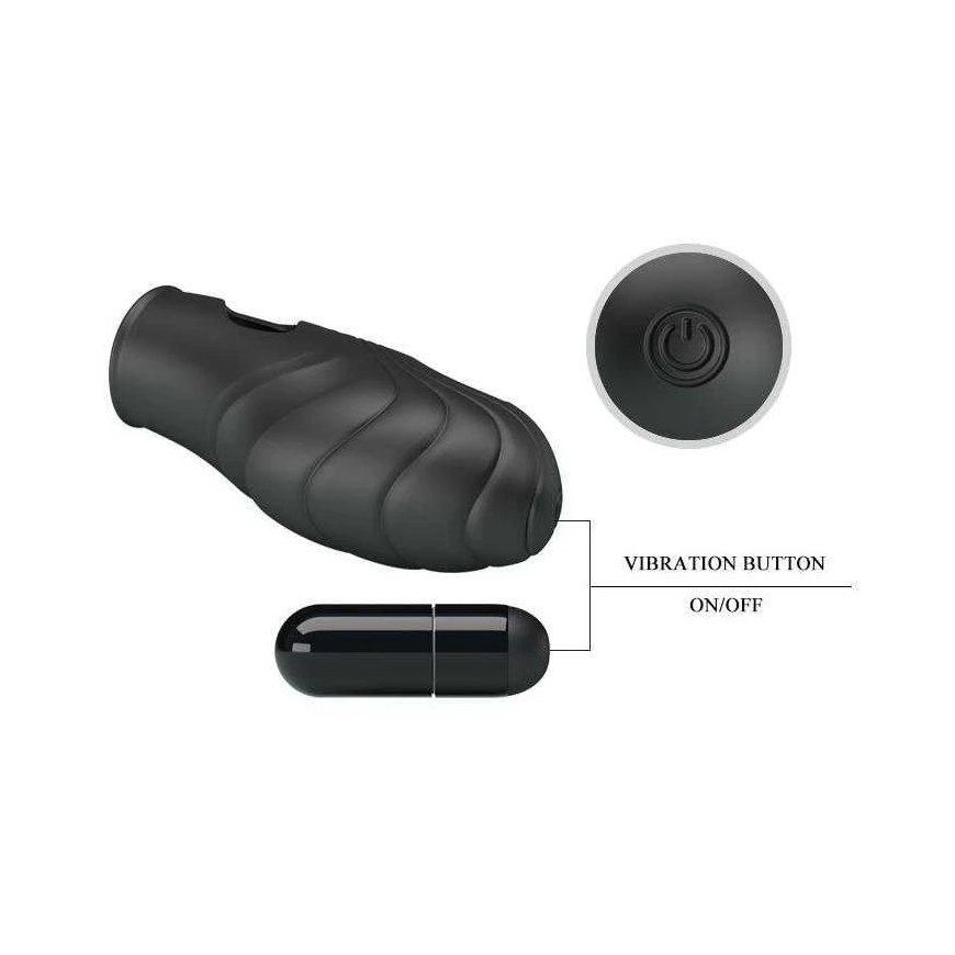LYBAILE Pretty Love Lich Finger Vibrator Black – 3