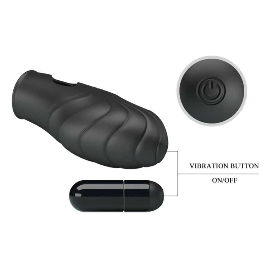 LYBAILE Pretty Love Lich Pirksta Vibrators Melns – 4
