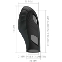 LYBAILE Pretty Love Lich Sõrm Vibreerija Must LYBAILE Pretty Love Lich Sõrm Vibreerija Must