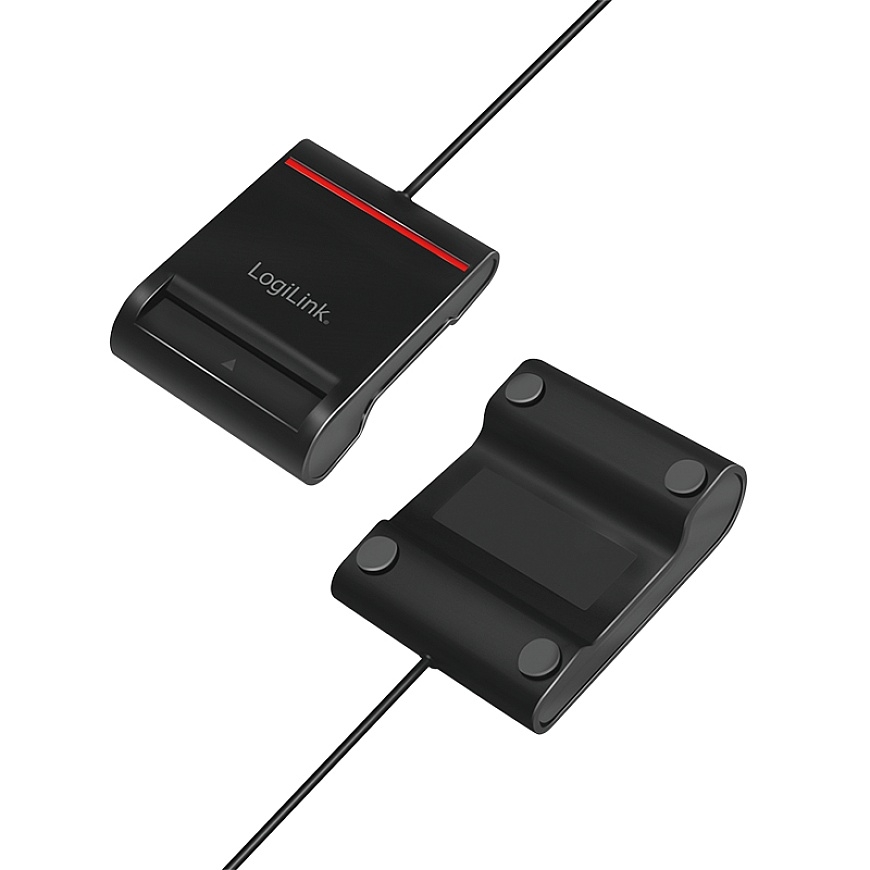 LogiLink CR0047 smart card reader Indoor USB 2.0 Black – 5