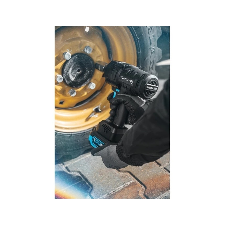 Impact Wrench Hogert HT2E226-0IW 18 V (without battery and charger) – 2