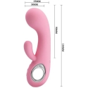 Pretty Love vibraator, mõeldud G-punktile ja kliitorile, USB, 7 režiimi, 15 cm Pretty Love vibraator, mõeldud G-punktile ja kliitorile, USB, 7 režiimi, 15 cm