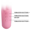 Vibratorius „Pretty Love“, skirtas g taškui ir klitoriui, USB, 7 režimai, 15 cm Vibratorius „Pretty Love“, skirtas g taškui ir klitoriui, USB, 7 režimai, 15 cm