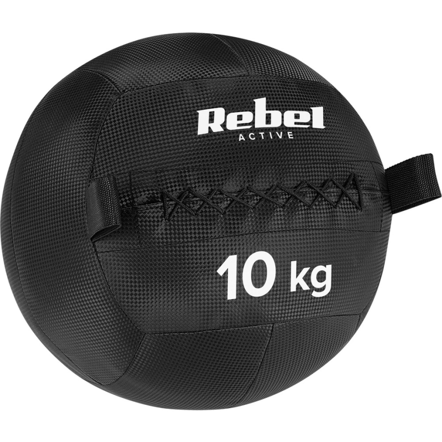 Medicīniskais bumbas fitnesa un rehabilitācijas vingrinājumiem, 10 kg, REBEL ACTIVE – 5