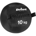 Medicīniskais bumbas fitnesa un rehabilitācijas vingrinājumiem, 10 kg, REBEL ACTIVE