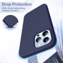 Riff "Soft Silicone Case iPhone 13 Pro" Tamsiai mėlyna