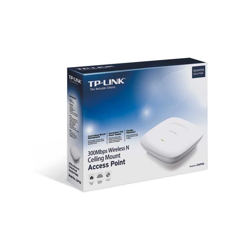 TP-Link Access Point||300 Mbps|IEEE 802.11b|IEEE 802.11g|IEEE 802.11n|1xRJ45|Number of antennas 2|EAP110 – 2